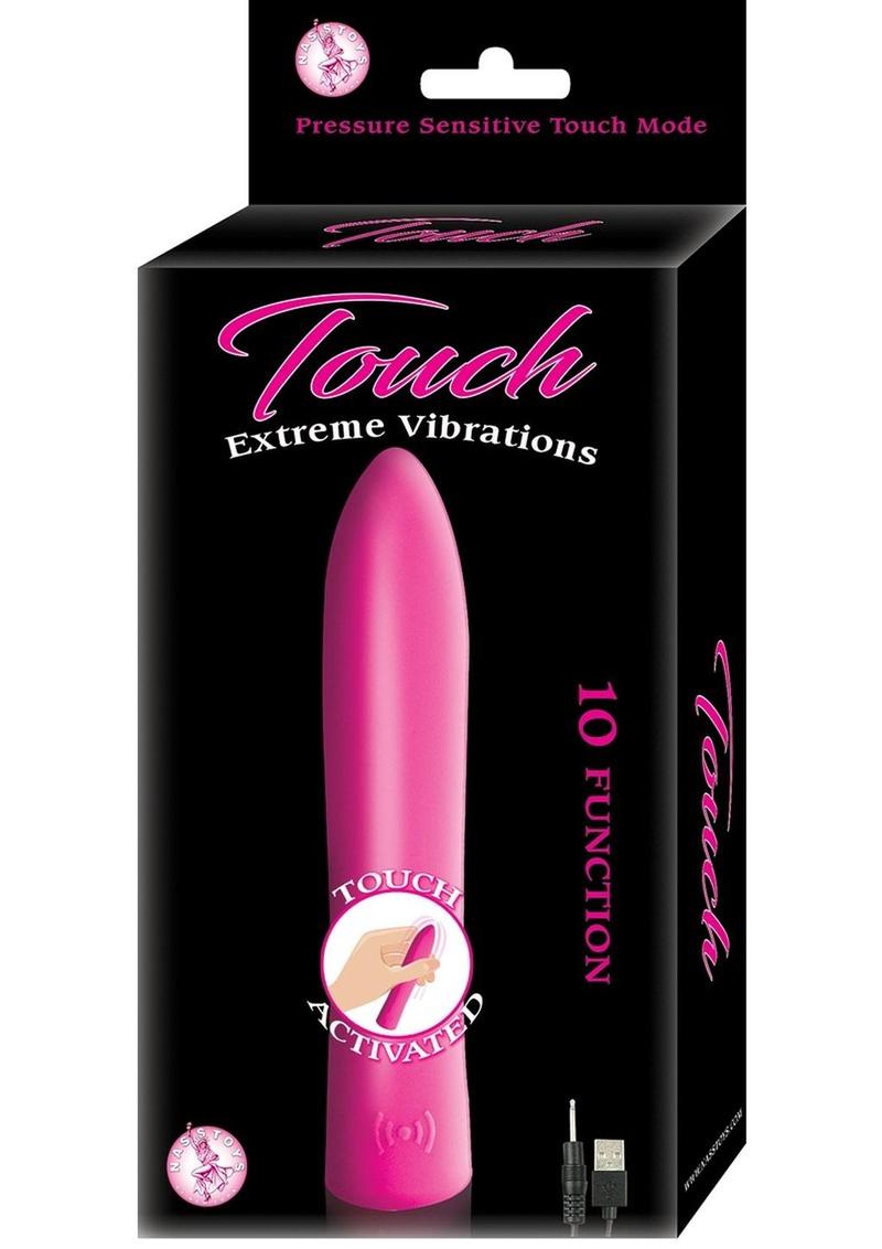 Touch Extreme Vibrations Rechargeable Silicone Vibrator 10 Functions