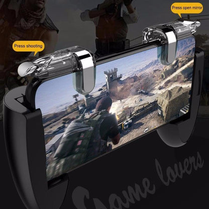 Transparent Simple Joystick Shooting Key Button Trigger Controller Gamepad Gaming Controller Compatible With Smartphones Mobile