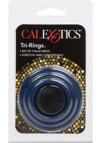 Tri Rings Multi Color Cock Ring Set