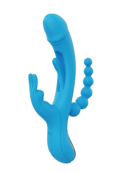 Trilux App-Controlled Silicone Rabbit Vibrator with Anal Beads