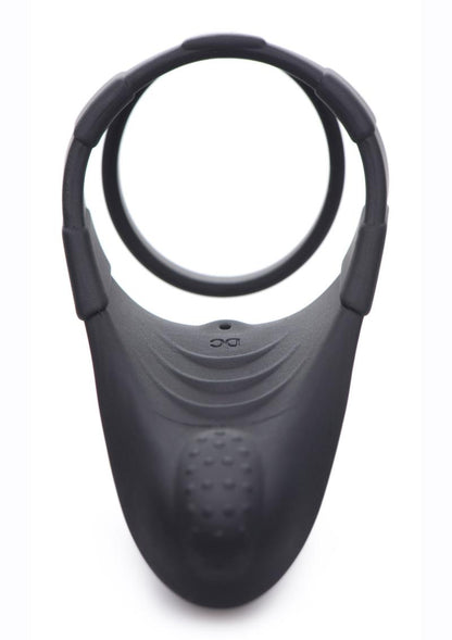 Trinity Vibes 10X Rechargeable Silicone C-Ring with Vibrating Stimulator