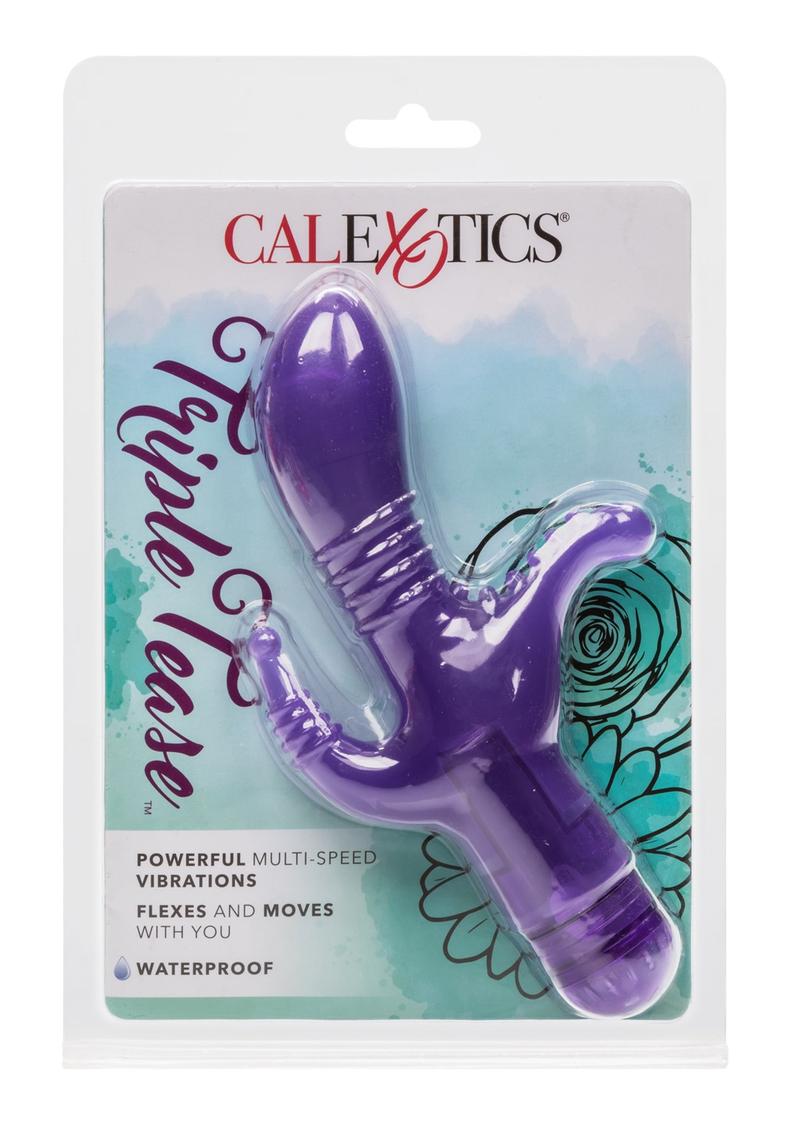 CalExotics Triple Tease Multi-Speed Vibrator Flexible Pleasure
