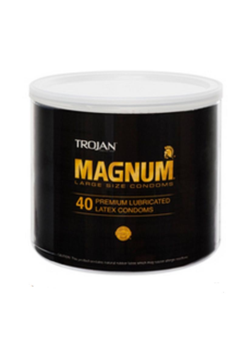 Trojan Magnum Large Size Lubricated Latex Condoms