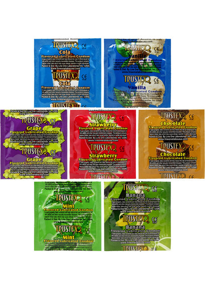 Trustex Assorted Flavored Lubricated Condoms