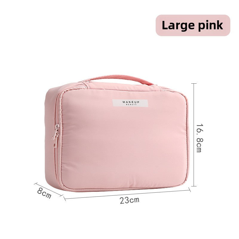 Cosmetic bag, storage bag outdoor portable, large capacity waterproof toilet bag, makeup bag with compartments,