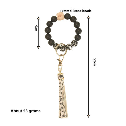 PU Tassel Keychain Women&