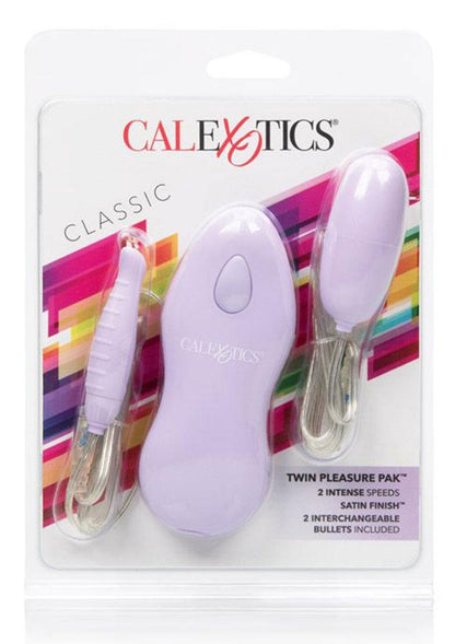 Calexotics Twin Pleasure Pack Wired Remote With Bullet Vibrators