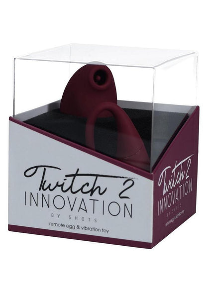 Twitch 2 Silicone Rechargeable Innovation Remote Egg Vibrators