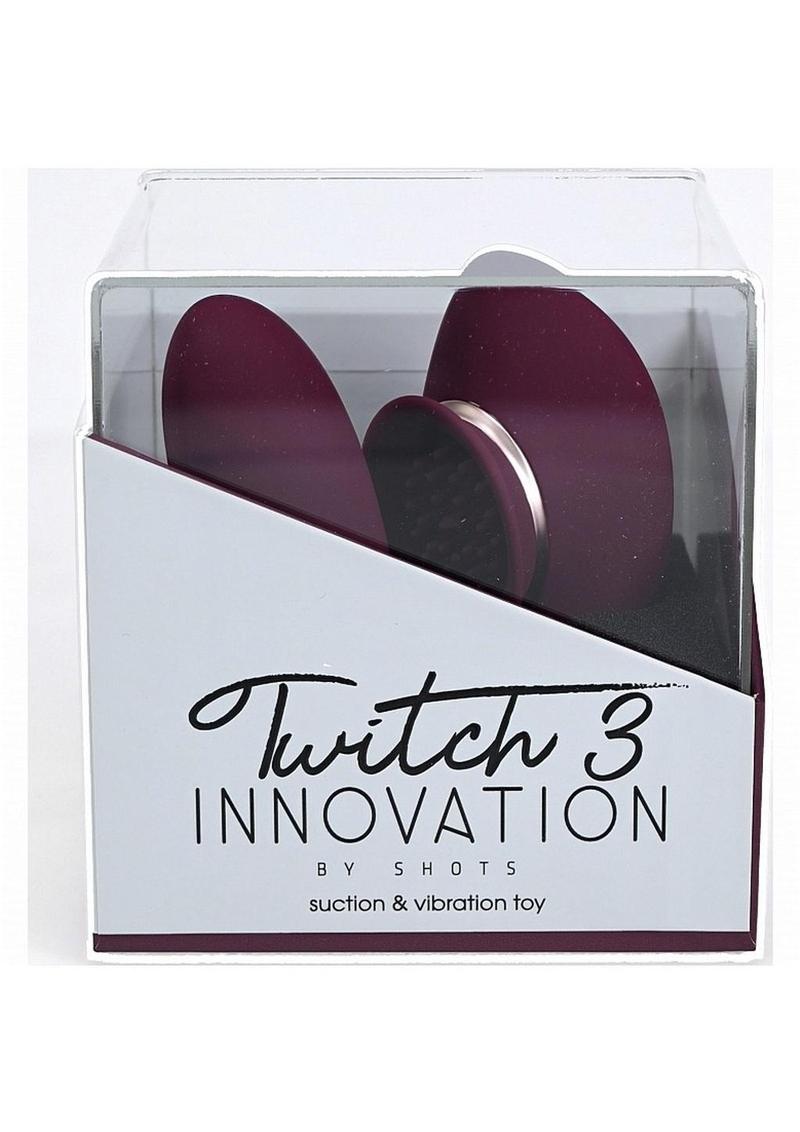 Twitch Body Safe Silicone Suction and Tongue Vibrator