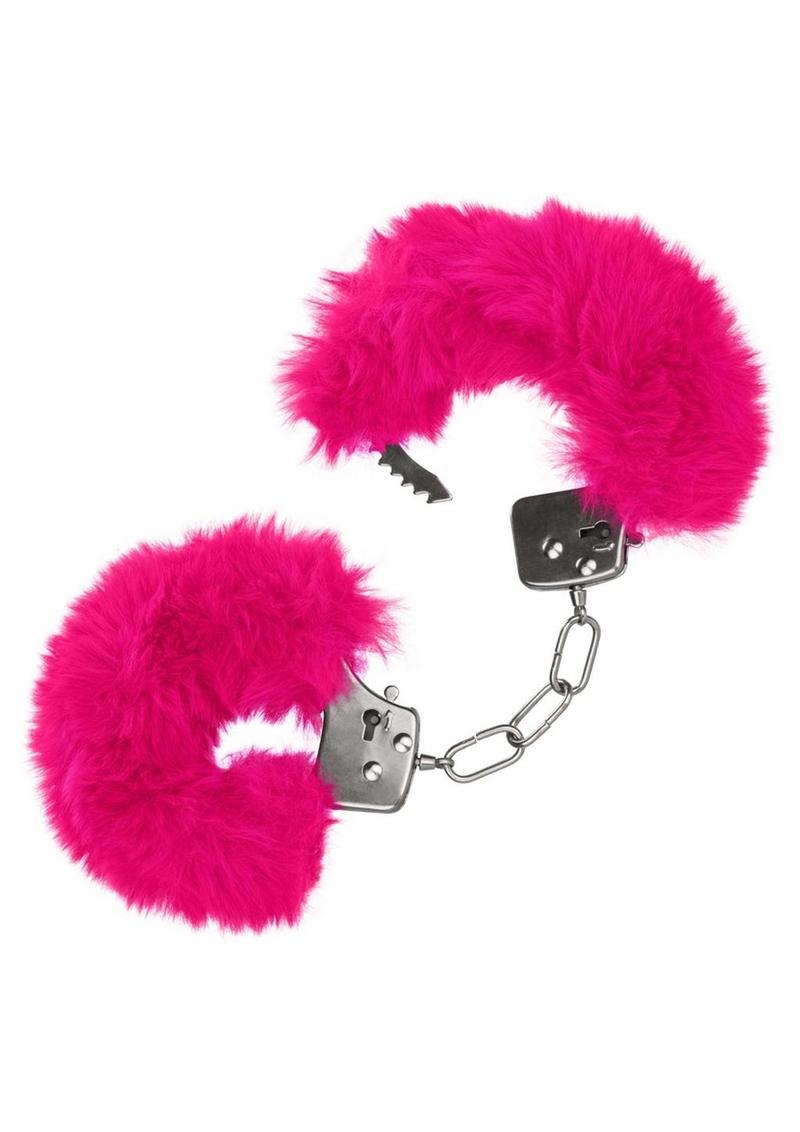 Ultra Fluffy Furry Cuffs Metal Handcuffs with Luxurious Faux Fur