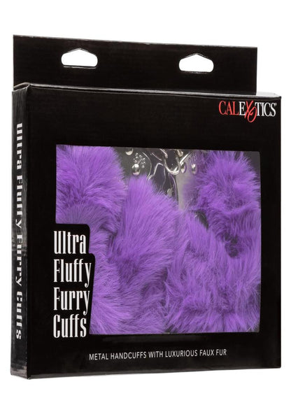Ultra Fluffy Furry Cuffs Metal Handcuffs with Luxurious Faux Fur