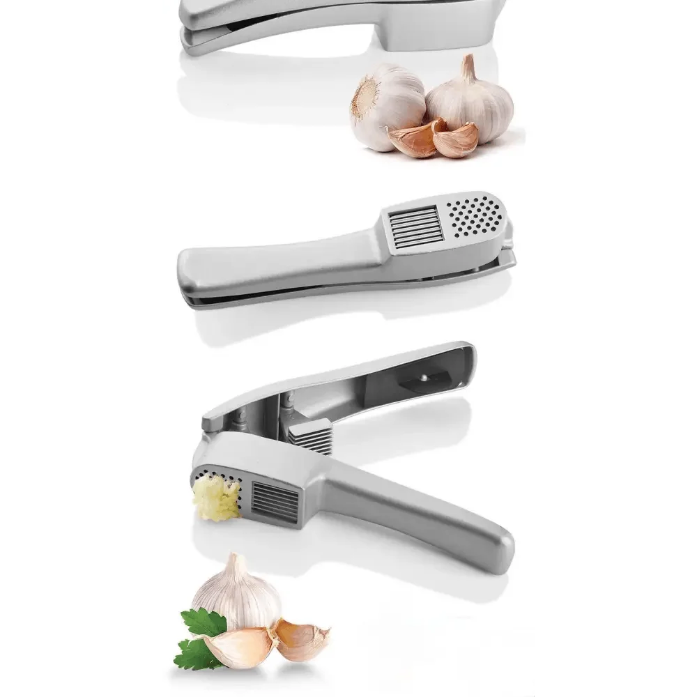 Unique Design Kitchen Household Manual Garlic Press Aluminum Alloy Garlic Maker Garlic Squeeze Garlic Press Kitchen Gadget