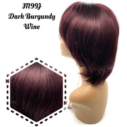 Unique 100% Human Hair Full Wig Style B1 New With Tags