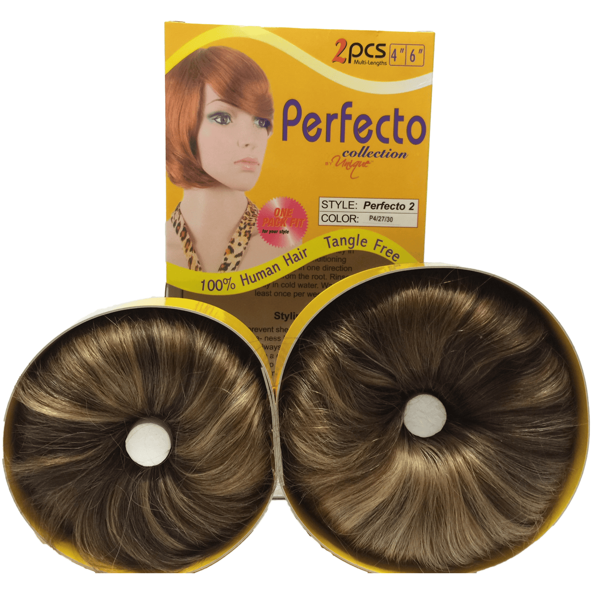 Unique Perfecto 2 Bump Hair 4" &amp; 6" 100% Human Hair