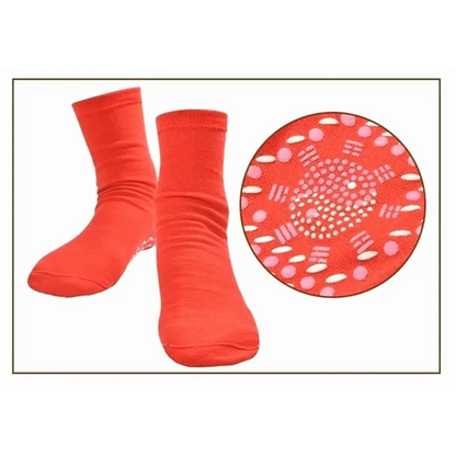 Unisex Self-heating Magnetic Socks  Self-warming Comfortable Winter Warm Massage Soft Pain Relieve Socks
