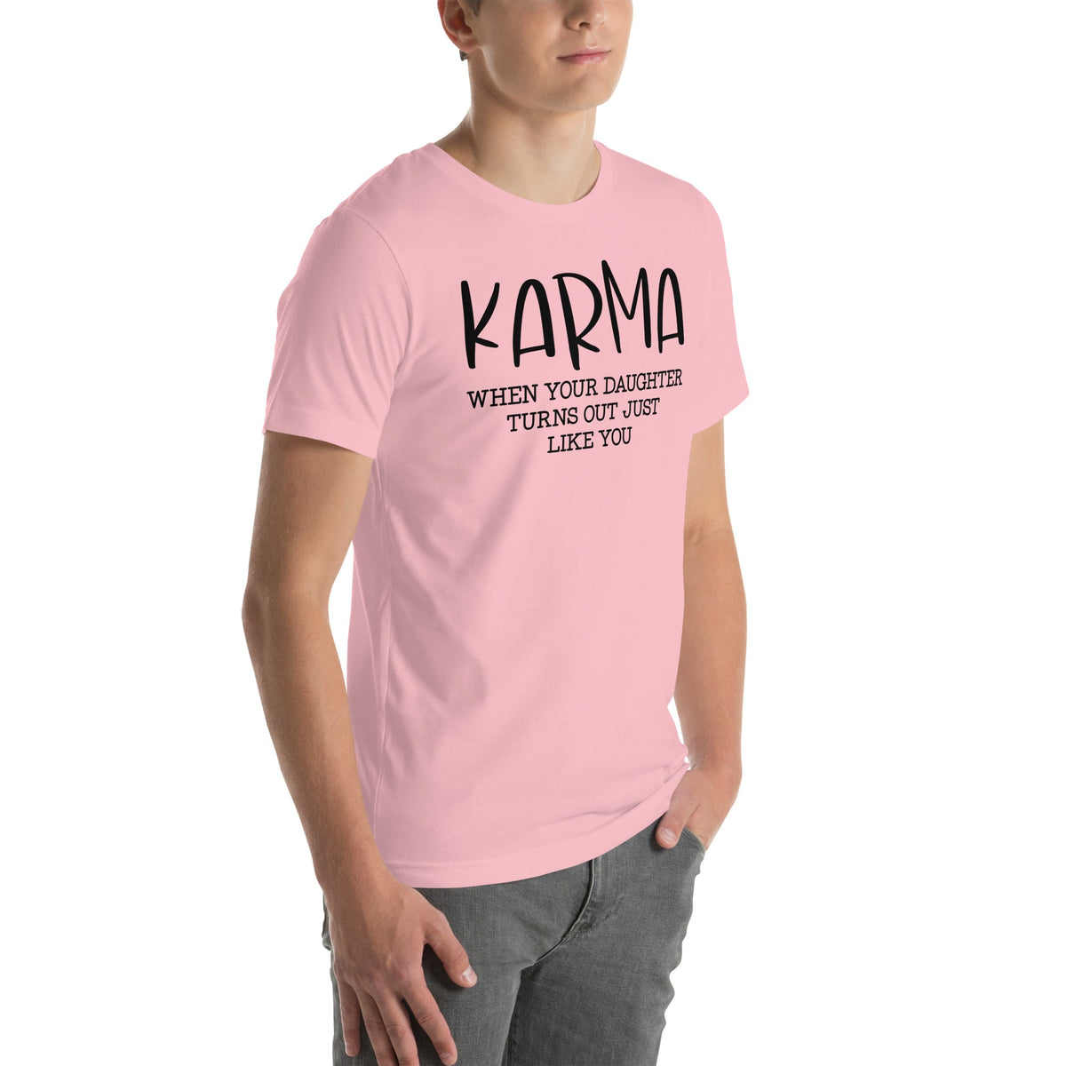 Relatable Mom Karma Graphic Shirt – \"KARMA WHEN YOUR DAUGHTER TURNS OUT\"