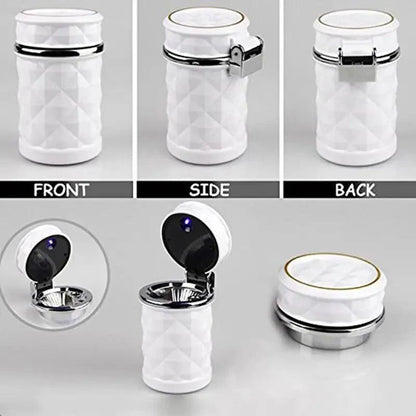 Universal LED Light Car Ashtray Cigarette Holder Car Accessories Portable Luxurious Design Ashtrays For Cars