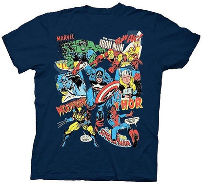 UV Collage Navy Youth T-shirt