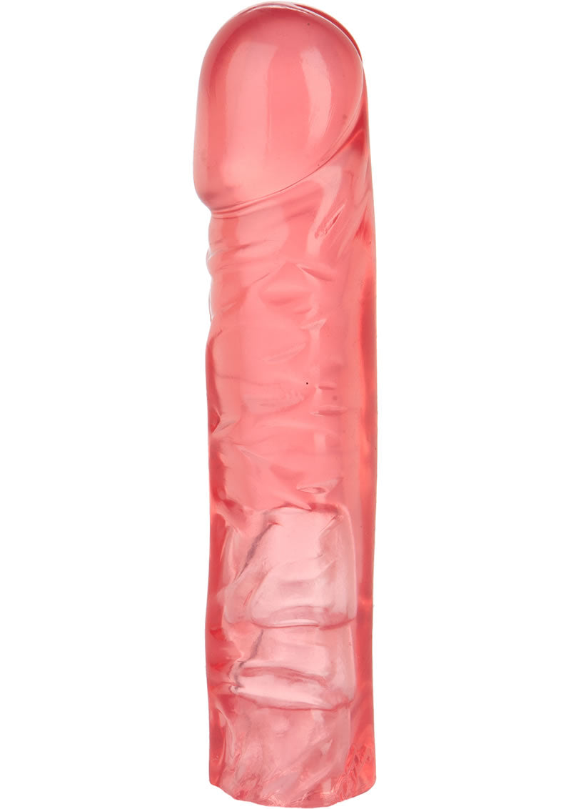 Vac-U-Lock Crystal Jellies Pink Dong