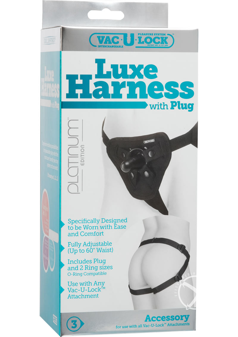 Vac U Lock Luxe Harness with Plug
