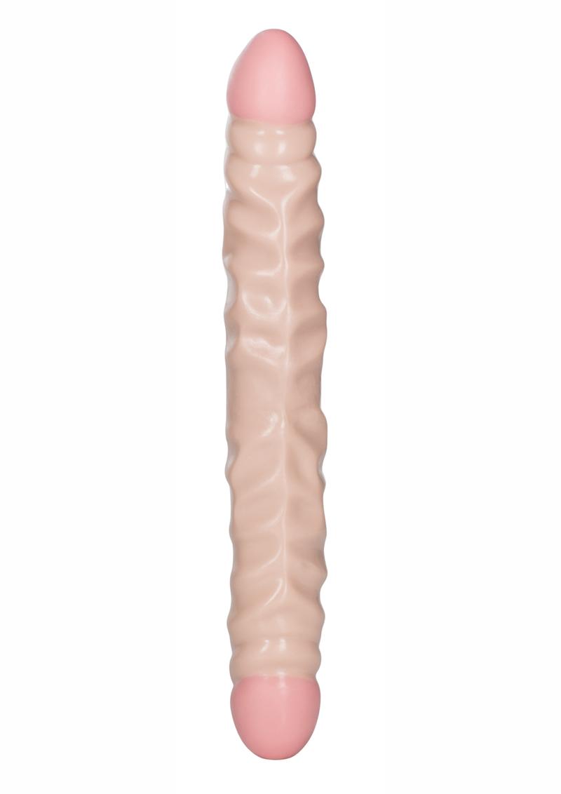 Ivory Duo Veined Double Dong