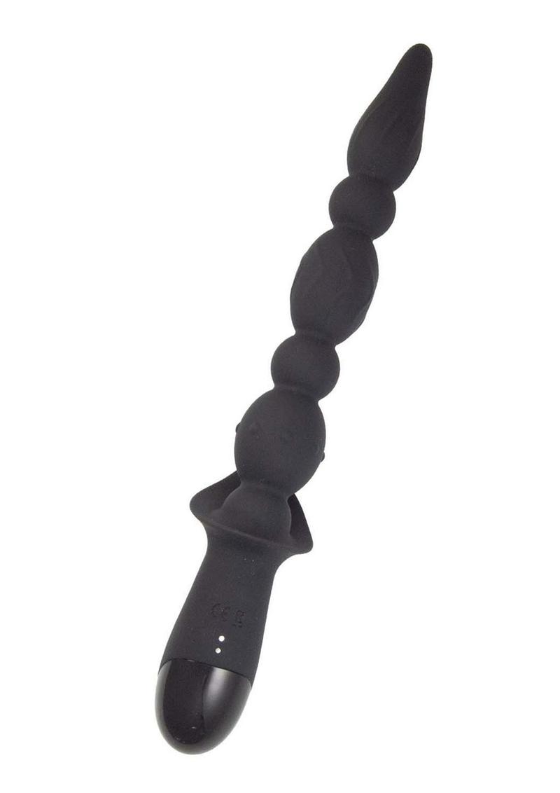 Vibrating ButtFuk Rechargeable Silicone Anal Wand 10 Functions