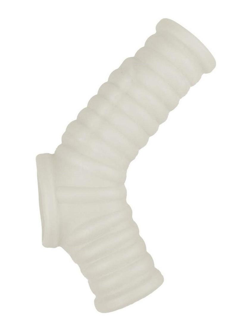 Vibrating Power Sleeve With Ribbed Penis Enhancerv