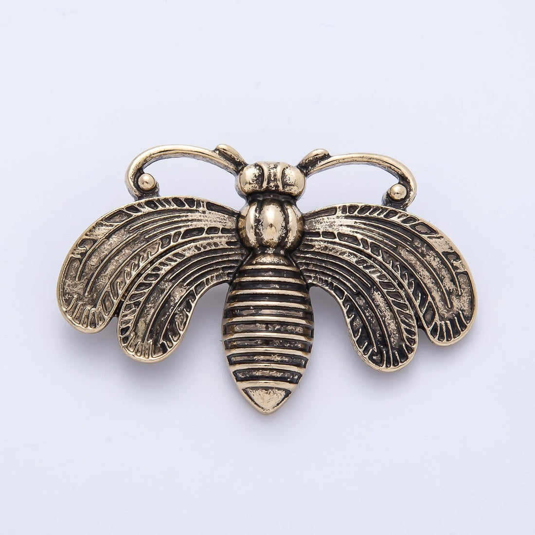 Vintage Gold 51mm x 33mm Fly Insect Animal Pin Brooch | BH-061