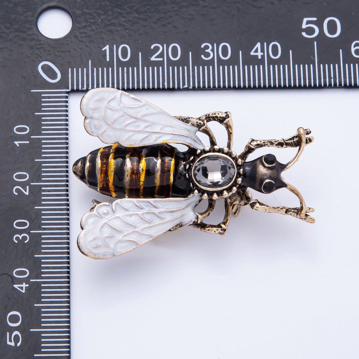 Vintage Gold Wasps Bee Insect Animal Pin Brooch | BH-036