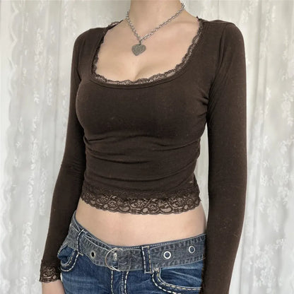 Vintage Graphic T-Shirt: Fairy Grunge Autumn Tops