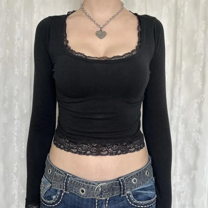 Vintage Graphic T-Shirt: Fairy Grunge Autumn Tops