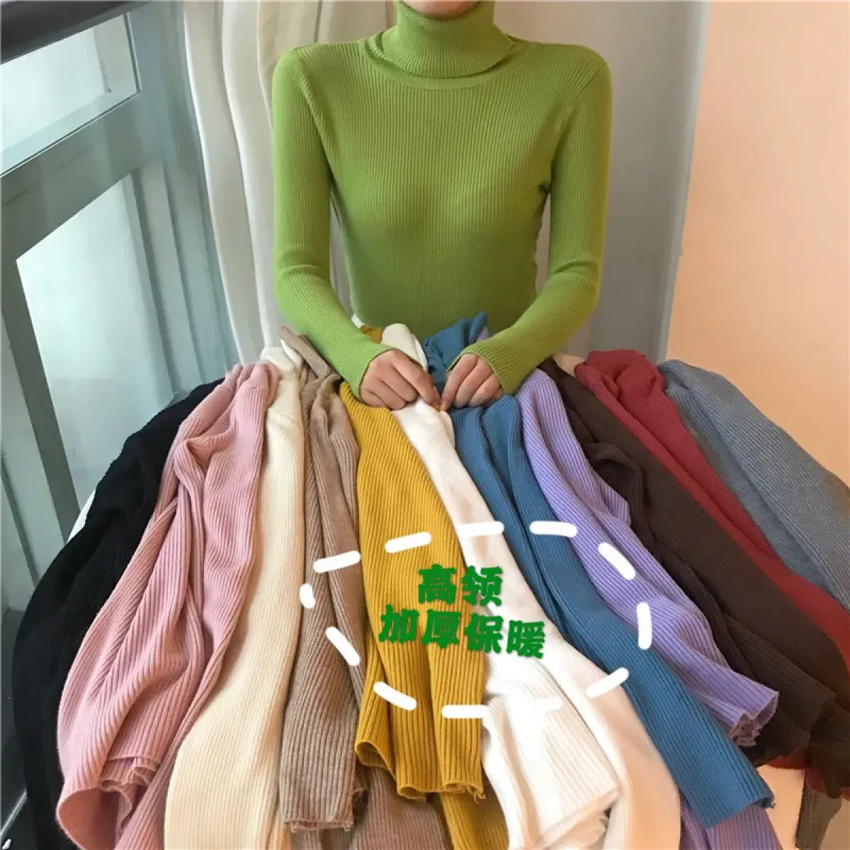 Vintage Harajuku Turtleneck Sweater