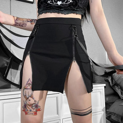 Vintage Kawaii Gothic Skirt