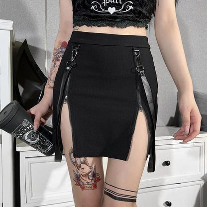 Vintage Kawaii Gothic Skirt