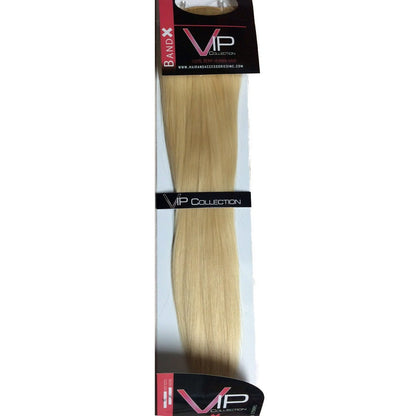 VIP BandX Halo System – 100% Human Hair Extensions, Silky Straight 18" with Clip