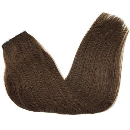 VIP BandX Halo System – 100% Human Hair Extensions, Silky Straight 18" with Clip