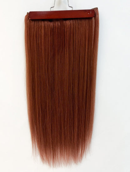 VIP BandX Halo System – 100% Human Hair Extensions, Silky Straight 24" with Clip