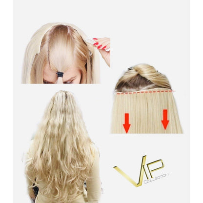 VIP Collection Synthetic Clip-In Hair Extensions Garnet