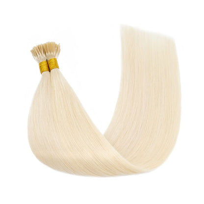 VIP I-Tip System – Keratin Human Hair Extensions, Straight 18" (100g)