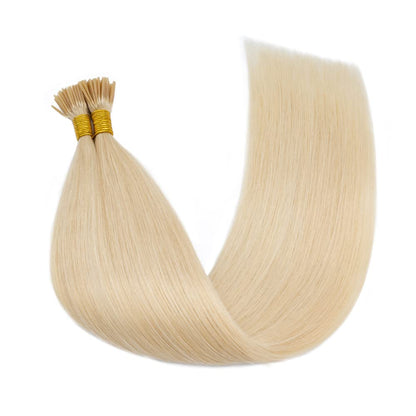 VIP I-Tip System – Keratin Human Hair Extensions, Straight 18" (100g)