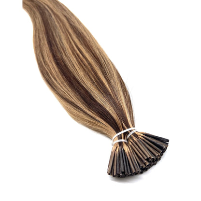VIP I-Tip System – Keratin Human Hair Extensions, Straight 18" (100g)