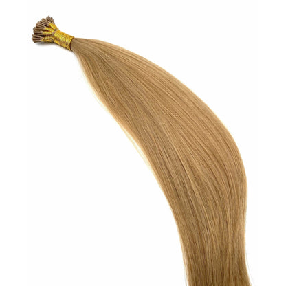 VIP I-Tip System – Keratin Human Hair Extensions, Straight 18" (70g)