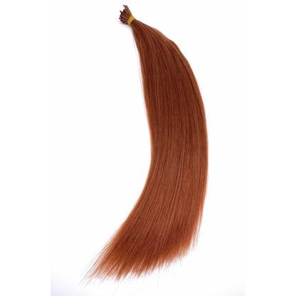 VIP I-Tip System – Keratin Human Hair Extensions, Straight 18" (70g)