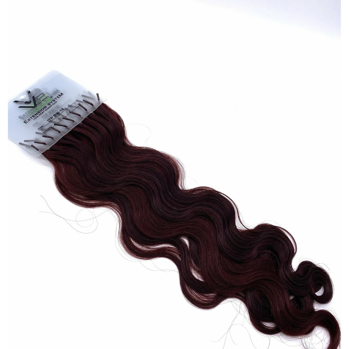VIP I-Tip System – Keratin Human Hair Extensions, Wavy 18" (70g)