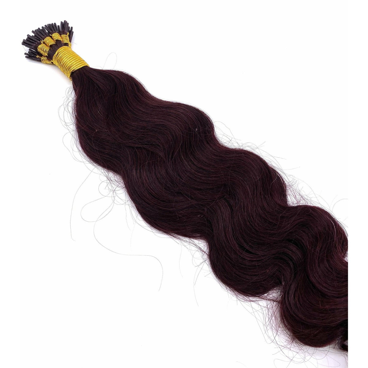 VIP I-Tip System – Keratin Human Hair Extensions, Wavy 18" (70g)