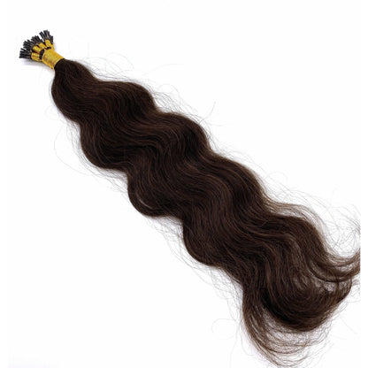 VIP I-Tip System – Keratin Human Hair Extensions, Wavy 18" (70g)