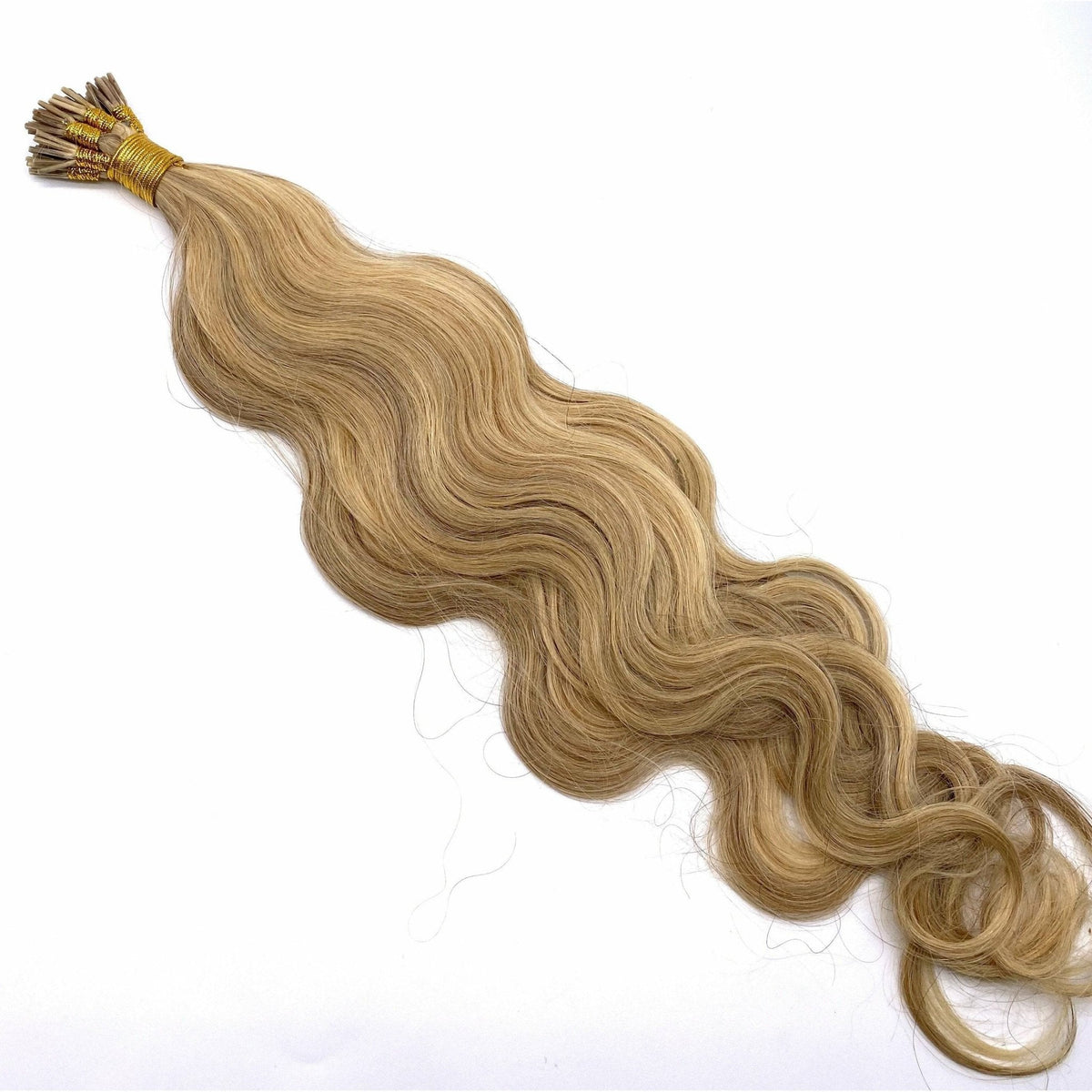 VIP I-Tip System – Keratin Human Hair Extensions, Wavy 18" (70g)