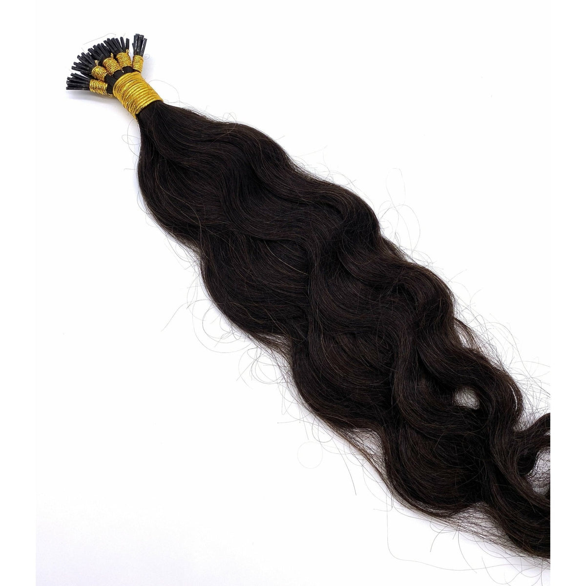 VIP I-Tip System – Keratin Human Hair Extensions, Wavy 18" (70g)