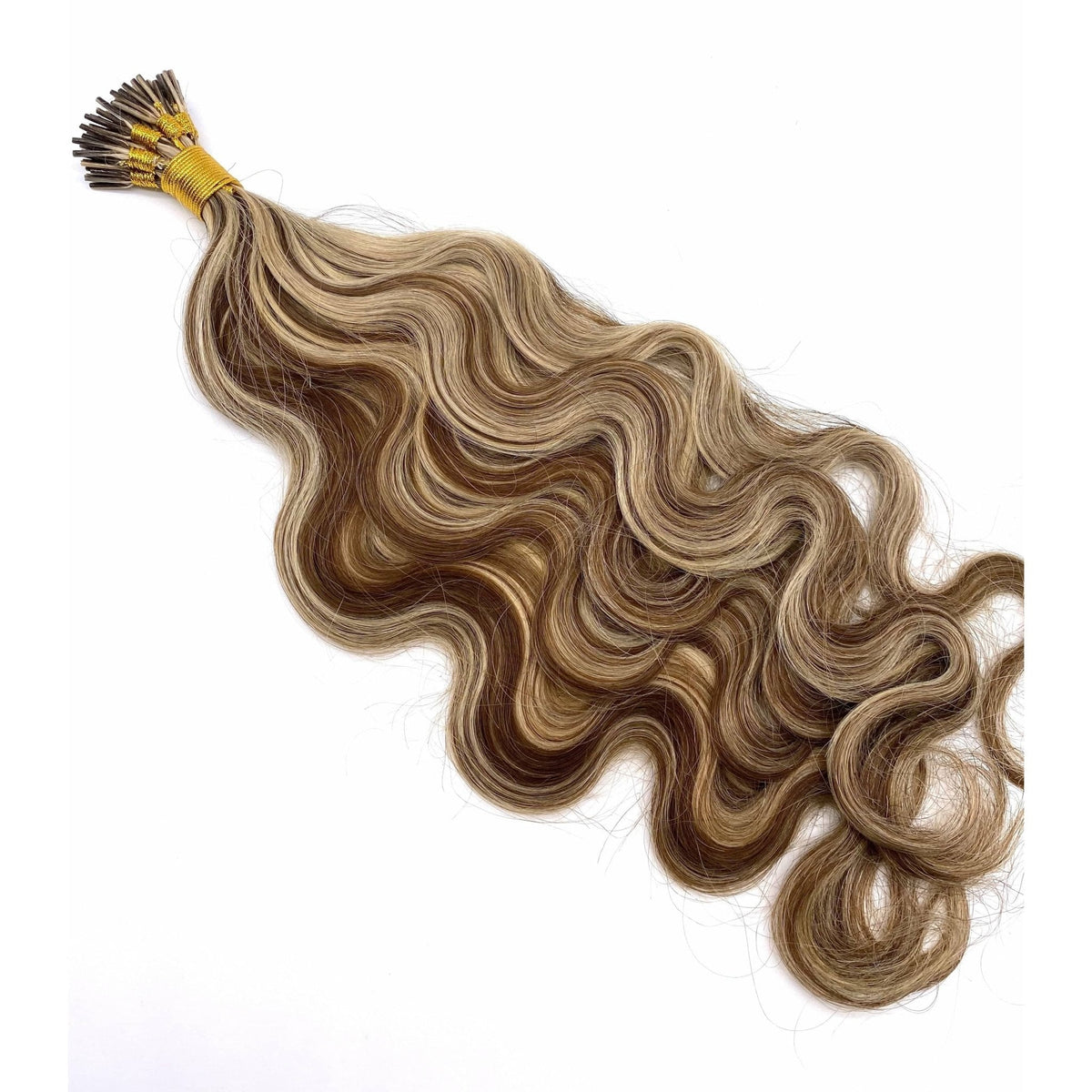 VIP I-Tip System – Keratin Human Hair Extensions, Wavy 18" (70g)