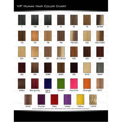 VIP M-Tip System – Tape-In Human Hair Extensions (Single Strands), Curly 18"
